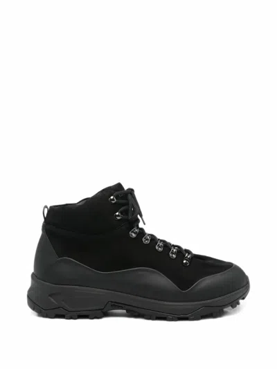 Officine Creative Itinere Lace-up Boots In Black