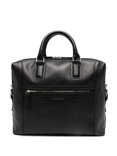 Officine Creative Jules 007 Briefcase In Black