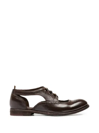 Officine Creative Kalliopi 005 Derby Shoes In Brown