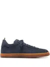 Officine Creative Karma Lace-up Suede Sneakers