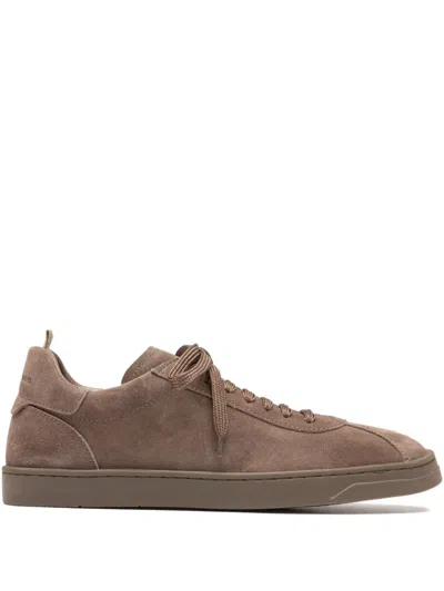 Officine Creative Karma Lace-up Suede Sneakers