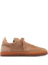 Officine Creative Karma Suede Lace-up Sneakers In Brown
