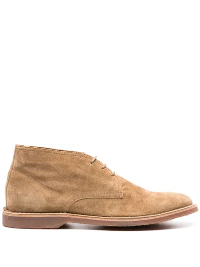 Officine Creative Kent 002 Suede Ankle Boots In Neutrals