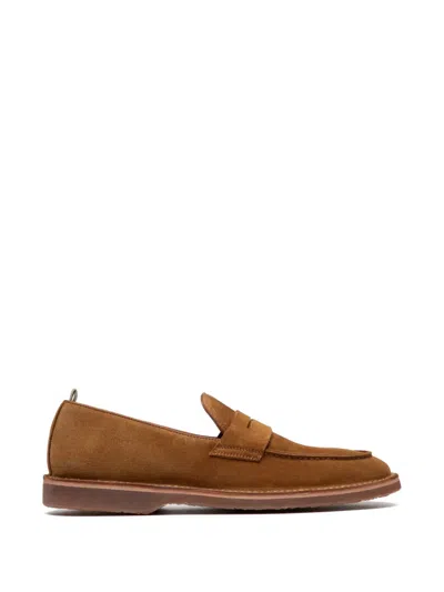 Officine Creative Kent Leather Loafers In Multi