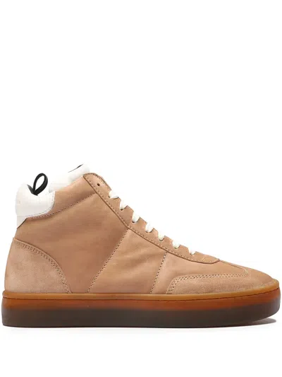 Officine Creative Kombined Sneakers In Neutrals