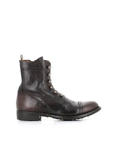 Pre-owned Officine Creative Lace-up Boot Calixte/023 In Brown