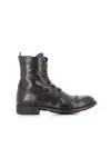 Officine Creative Lace-up Boot Calixte/023 In Ebony