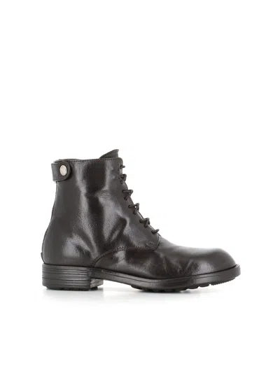Officine Creative Lace-up Boot Diary/106 In Black
