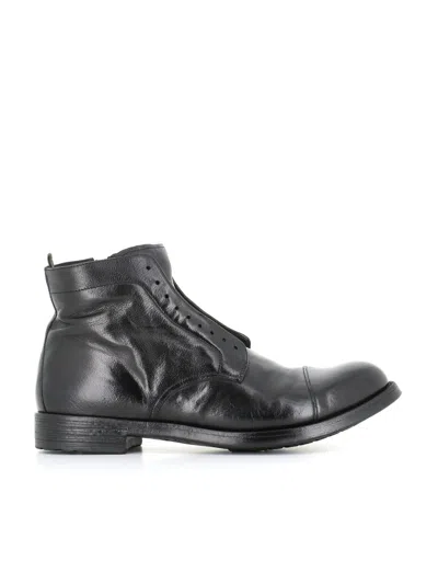 Officine Creative Lace-up Boot Hive/005 In Black