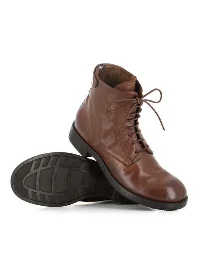 Officine Creative Lace-up Boots Sergeant/103 In Cigar