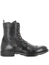 Officine Creative Lace-up Brogue Boots