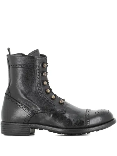 Officine Creative Lace-up Brogue Boots