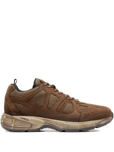 Officine Creative Lace-up Leather Sneakers In Brown