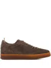 Officine Creative Lace-up Leather Sneakers In Brown