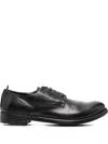 Officine Creative Lace-up Shoes With Polished Finish In Black