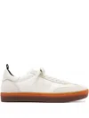 Officine Creative Embossed-logo Leather Sneakers