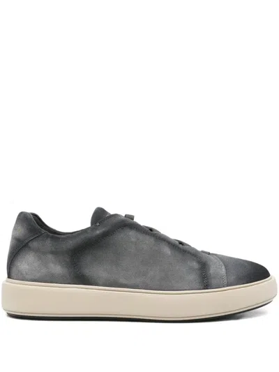 Officine Creative Lace-up Suede Sneakers In Gray