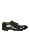 Officine Creative Laceless Derby Shoes In Black