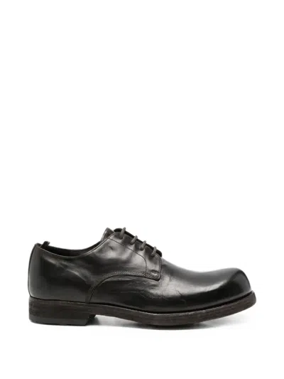 Officine Creative Lace-up Leather Derby Shoes In Brown