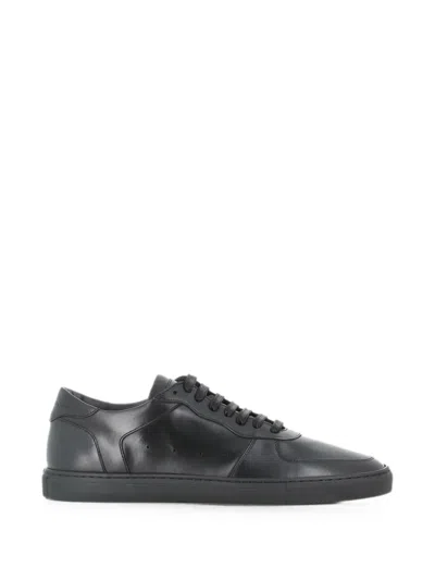 Officine Creative Lace-up Leather Sneakers In Black