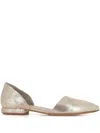 Officine Creative Leather Ballet Flats In Silver