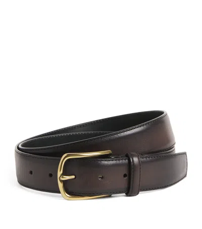 Officine Creative Leather Belt In Brown