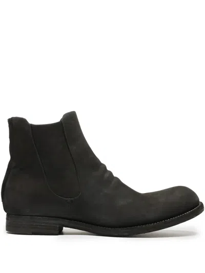 Officine Creative Leather Boots In Black