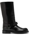 Officine Creative Leather Boots In Black