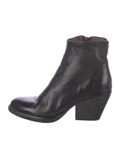 Pre-owned Officine Creative Leather Boots In Black