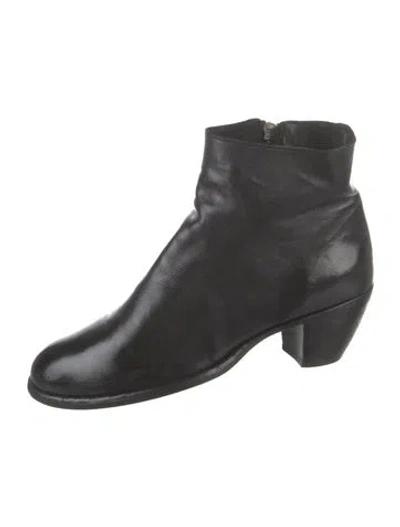 Pre-owned Officine Creative Leather Boots In Black