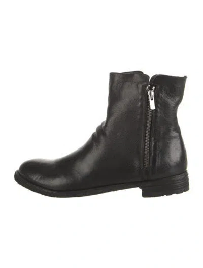 Pre-owned Officine Creative Leather Boots In Black