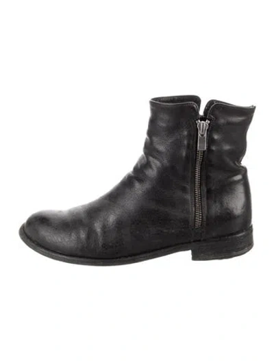 Pre-owned Officine Creative Leather Boots In Black