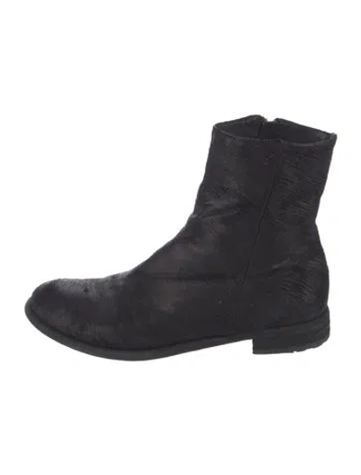 Pre-owned Officine Creative Leather Boots In Black