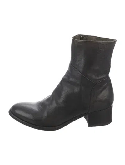 Pre-owned Officine Creative Leather Boots In Black
