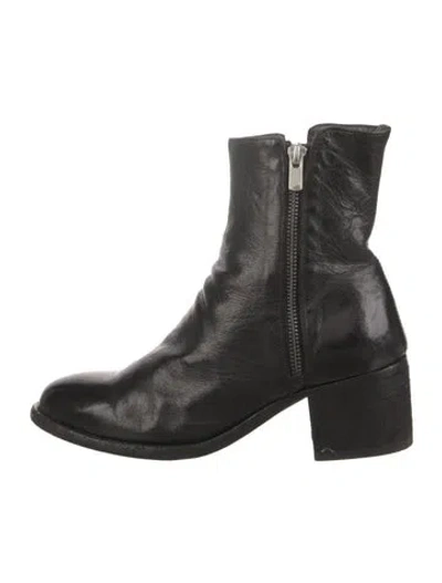 Pre-owned Officine Creative Leather Boots In Black