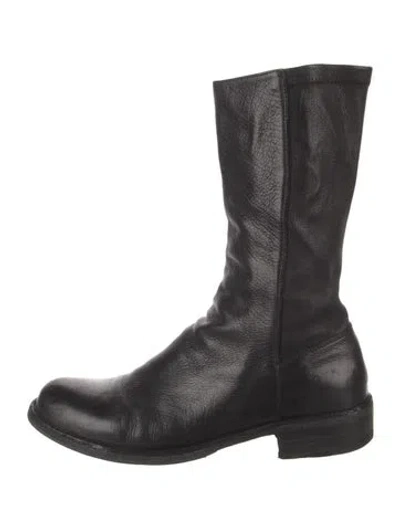 Pre-owned Officine Creative Leather Boots In Black