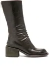 Officine Creative Leather Boots In Brown