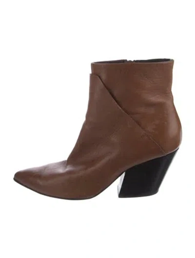 Pre-owned Officine Creative Leather Boots In Brown