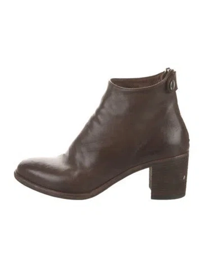Pre-owned Officine Creative Leather Boots In Brown