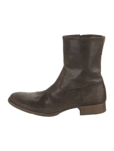 Pre-owned Officine Creative Leather Boots In Brown