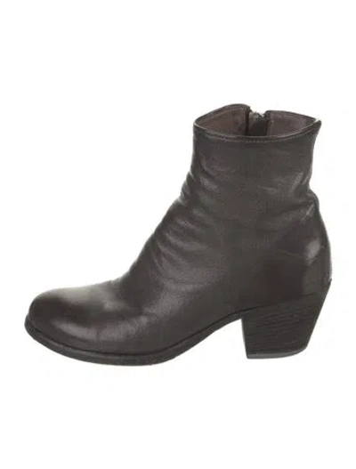 Pre-owned Officine Creative Leather Boots In Gray