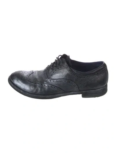 Pre-owned Officine Creative Leather Brogues In Blue
