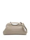 Officine Creative Leather Clutch Bag In Brown
