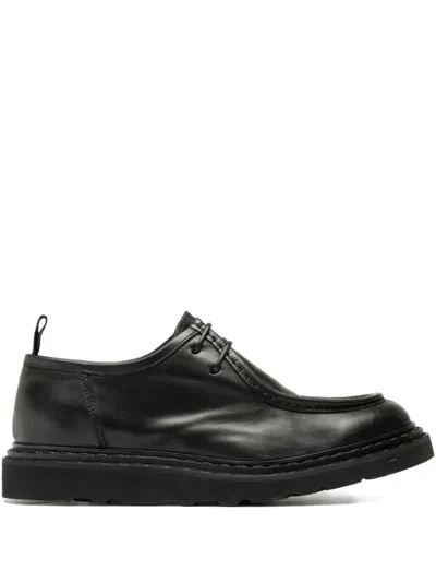 Officine Creative Derby-schuhe Aus Leder In Black
