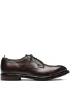 Officine Creative Leather Derby Shoes In Brown