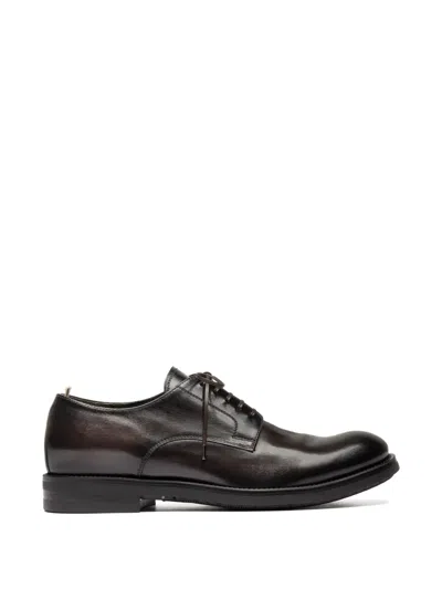 Officine Creative Leather Derby Shoes In Multi