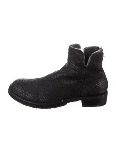 Pre-owned Officine Creative Leather Lace-up Boots In Black