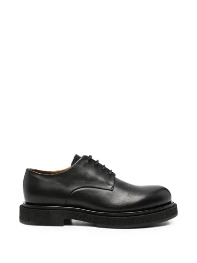 Officine Creative Leather Lace-up Derby Shoes In Black