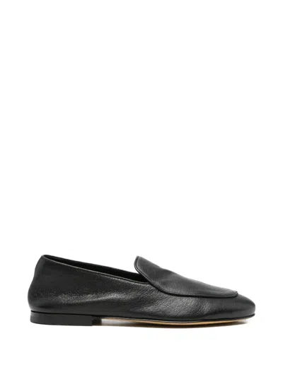 Officine Creative Leather Loafers In Black