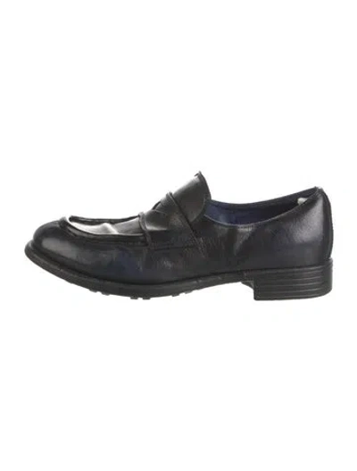 Pre-owned Officine Creative Leather Loafers In Black